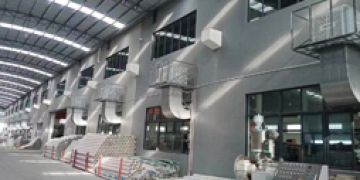 高大型廠房車間降溫用工業環保空調設備，比工業風扇還省電你知道嗎