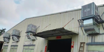 五金廠車間通風降溫方案使用工業環保空調